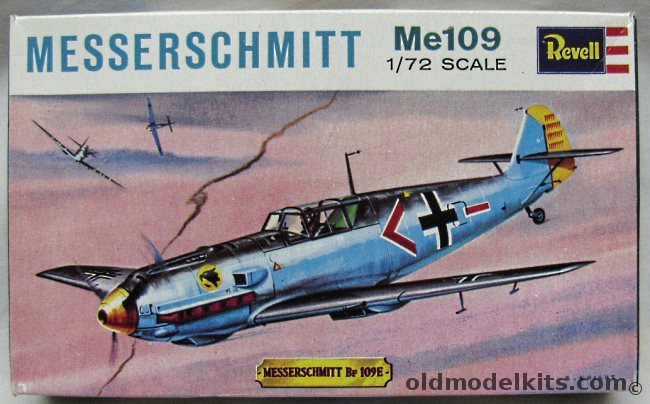 Revell 1/72 Messerschmitt Bf-109E, H612 plastic model kit